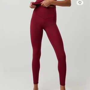 Aerie Deep Red Leggings